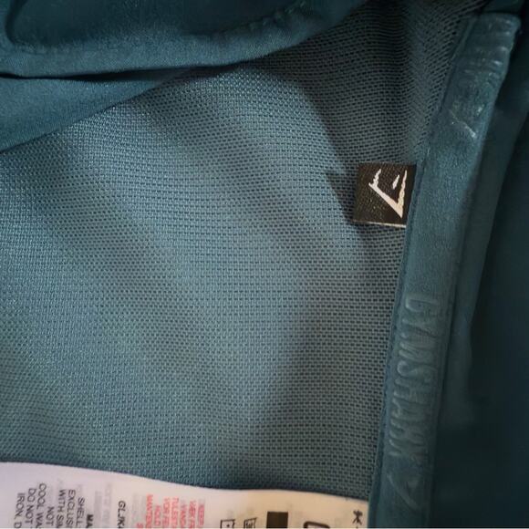 Gymshark Blue Full Zip Lightweight Jacket Size S Athleisure Outwear Workout - Picture 8 of 8